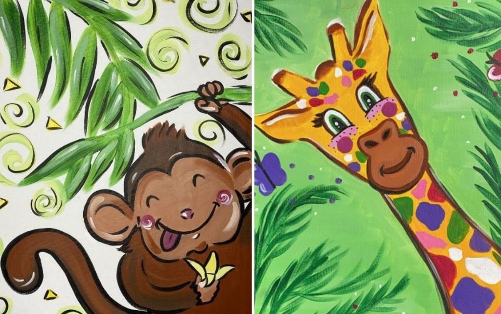 Brush by the Vines Kids Paintings