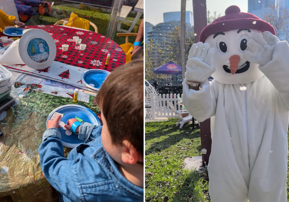 Skyline Winter Wonderland Snowman and Crafts