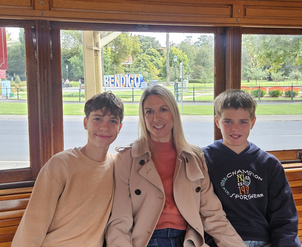 Bendigo Vintage Talking Tram Tour with Kids
