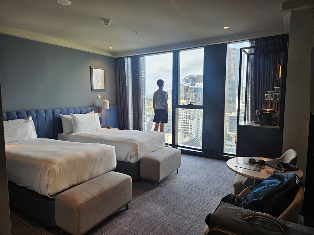 Voco Melbourne Central Review Twin Room Family